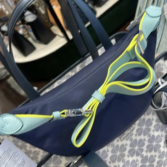 Kate Spade Chelsea Colorblock Belt Waist Bag Fanny PackBlazer Blue MultiNWT